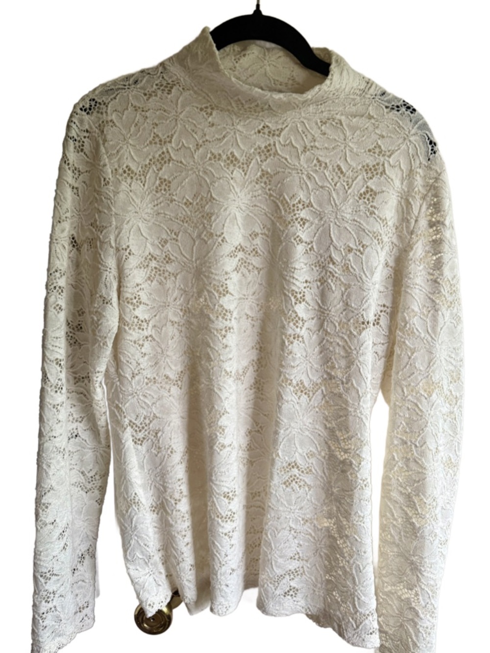 Hill House Pia Lace Top in Ivory